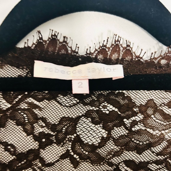 Authentic Rebeca Tylor Lace Top Size 2 - Picture 3 of 4